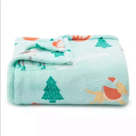 The Big One Dog “Snow Dogs” throw NWT